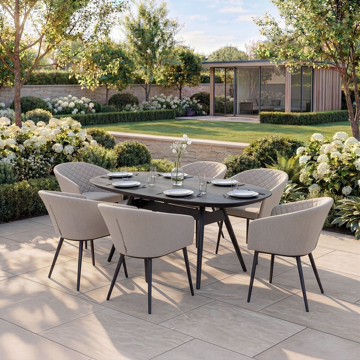 Outdoor Fabric Ambition 6 Seat Oval Dining Set