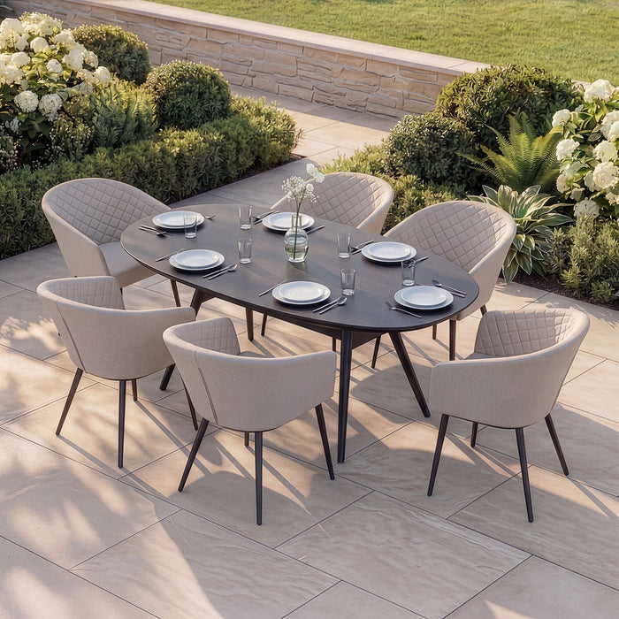 Outdoor Fabric Ambition 6 Seat Oval Dining Set