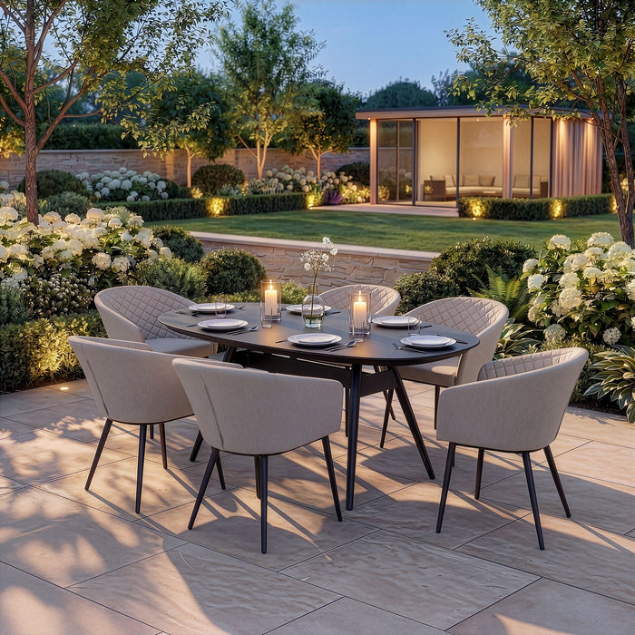 Outdoor Fabric Ambition 6 Seat Oval Dining Set