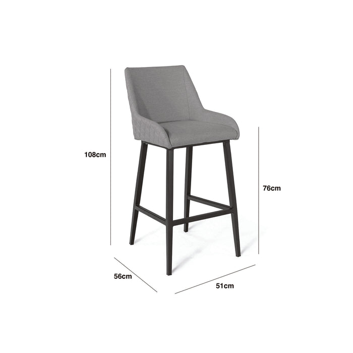 Outdoor Fabric Regal Bar Stool