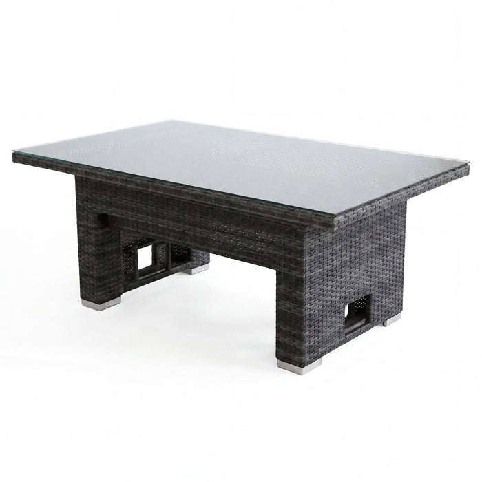 Kingston Rattan Rising Table - Grey Table Only