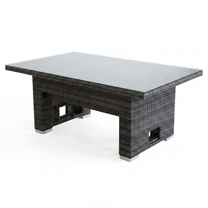Kingston Rattan Rising Table - Grey (Table Only)