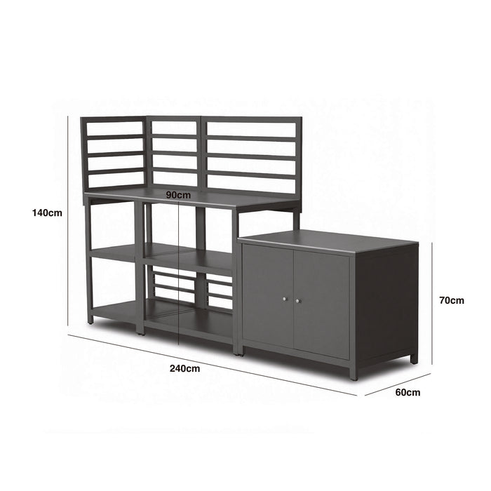 Napoli Outdoor Kitchen & Bar Set - Caf