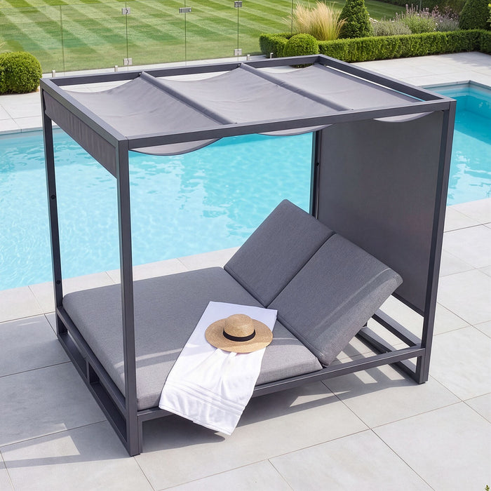 Outdoor Fabric Allure Cabana Double Sunlounger