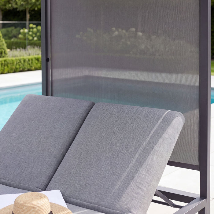 Outdoor Fabric Allure Cabana Double Sunlounger