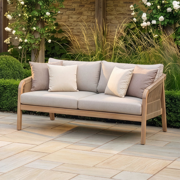 Antigua Rope Weave 2 Seat Garden Sofa