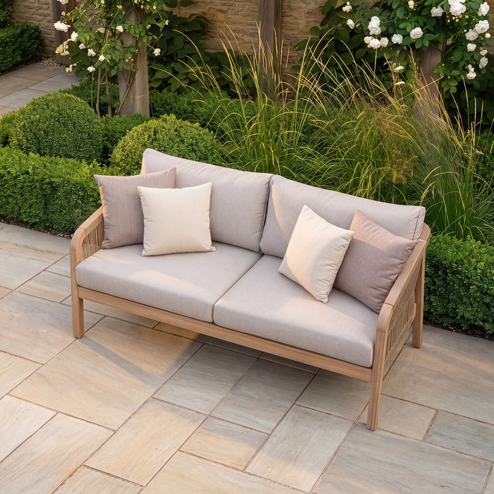 Antigua Rope Weave 2 Seat Garden Sofa
