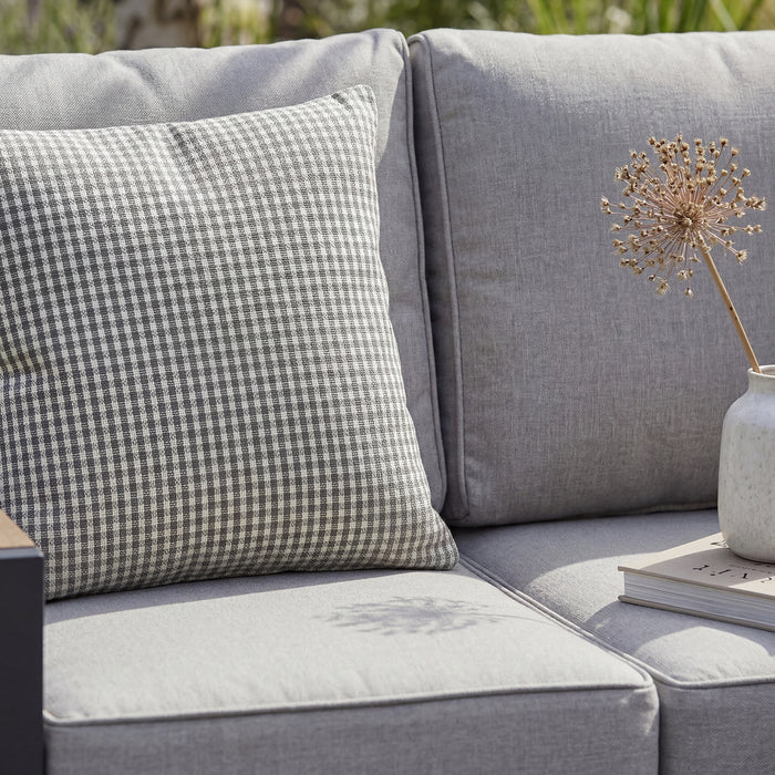 Vancouver 2 Seat Aluminium Sofa - Dove Grey