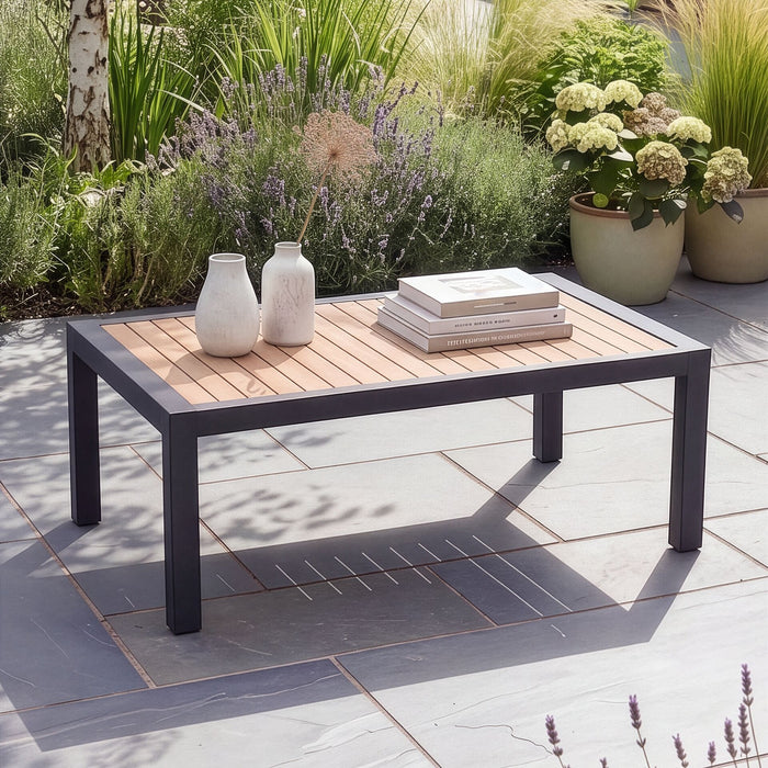 Vancouver Aluminium Rectangular Coffee Table