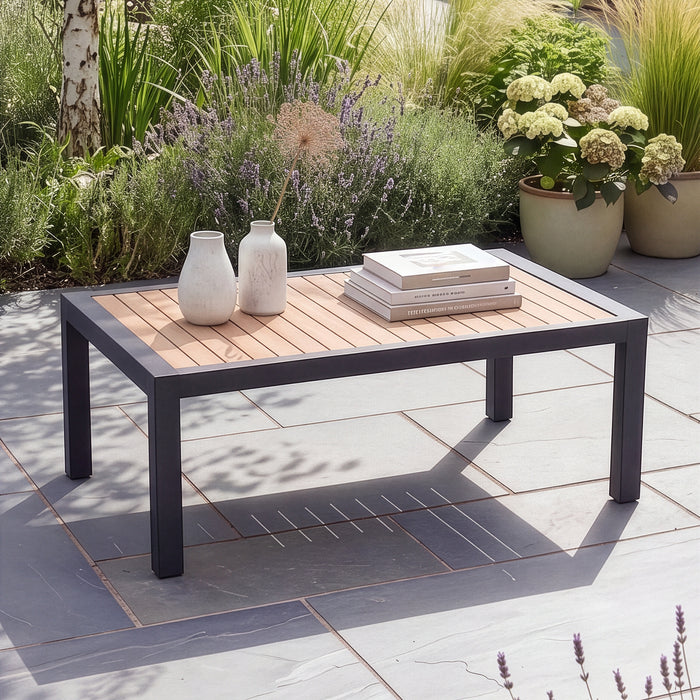 Vancouver Aluminium Rectangular Coffee Table