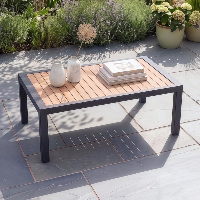 Vancouver Aluminium Rectangular Coffee Table