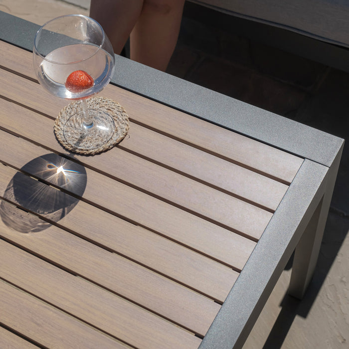 Vancouver Aluminium Rectangular Coffee Table