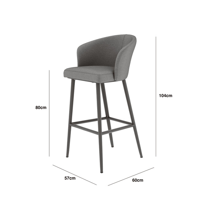 Outdoor Fabric Zen Bar Stool