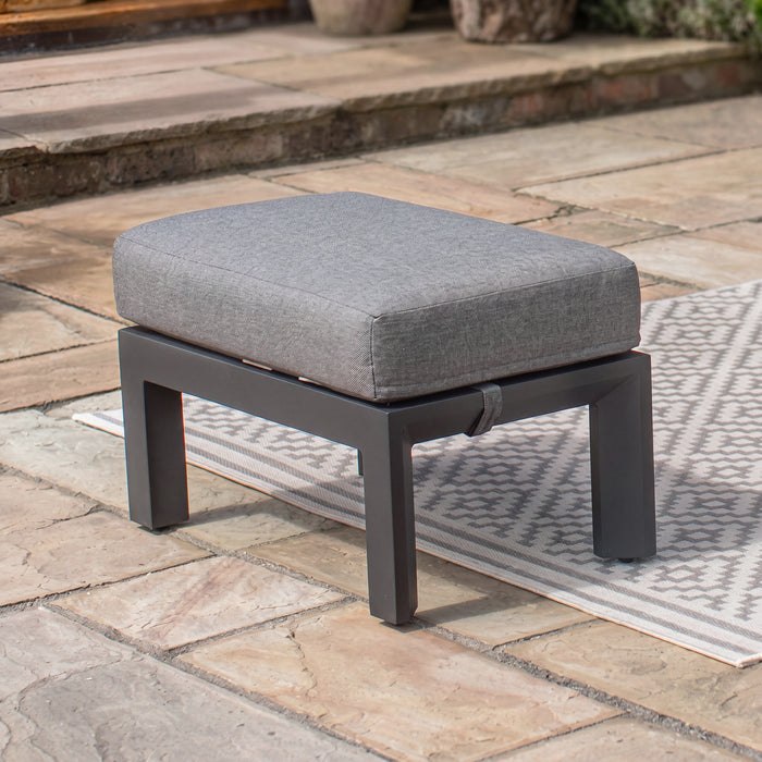 Manhattan Aluminium Footstool - Grey