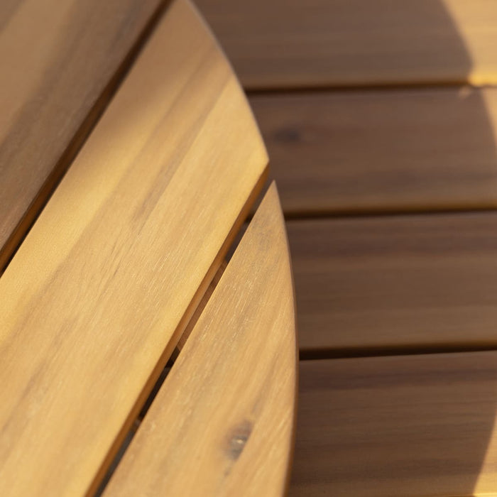 Porto Acacia Wood Large Round Coffee Table