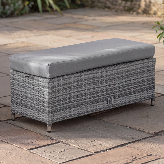 Santorini Rattan Bench