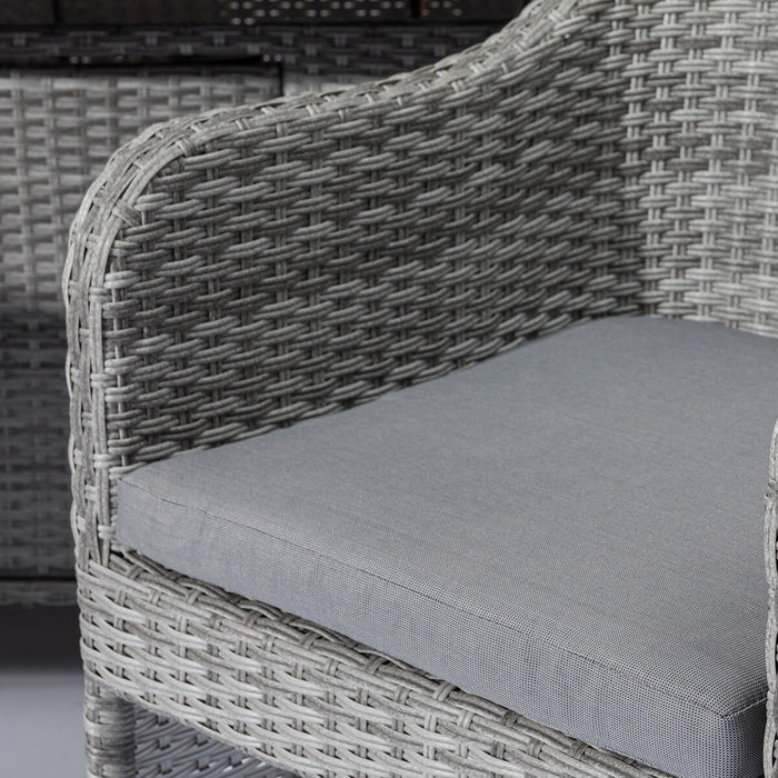 Santorini Rattan Pair of Dining Chairs