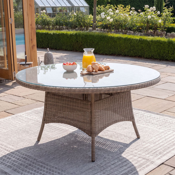 Winchester Rattan 6 Seat Round Dining Table (Table Only)