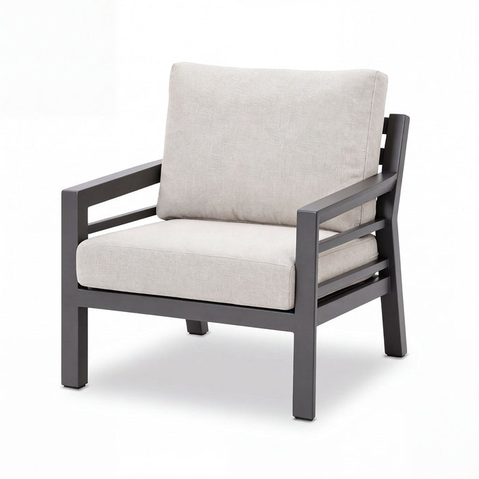 New York 2 Seat Aluminium Sofa Set