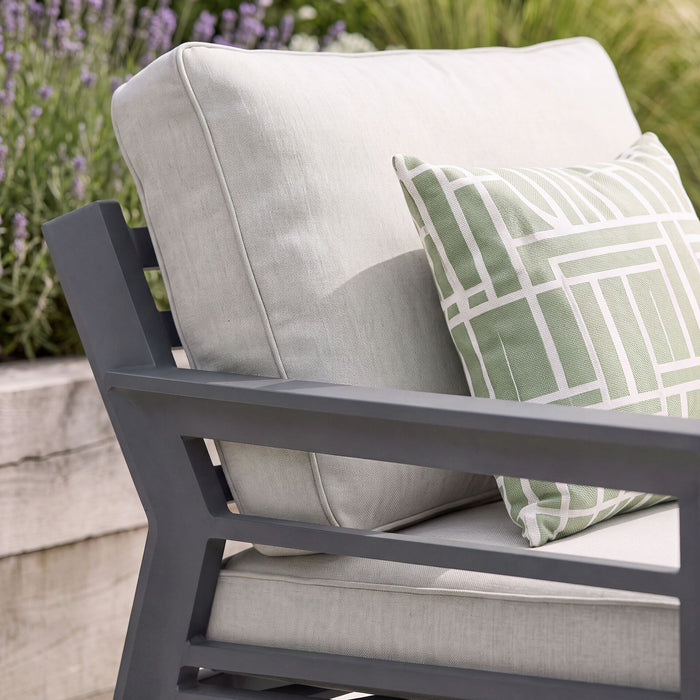 New York Aluminium Garden Armchair - Dove Grey