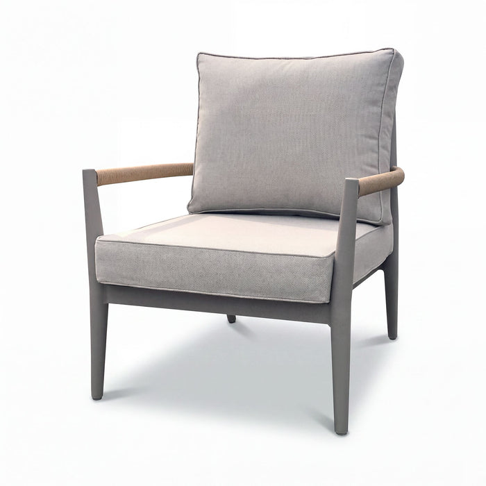 Cambridge Rattan Rope 2 Seat Sofa Set with 2 Armchairs & Sintered Stone Coffee Table