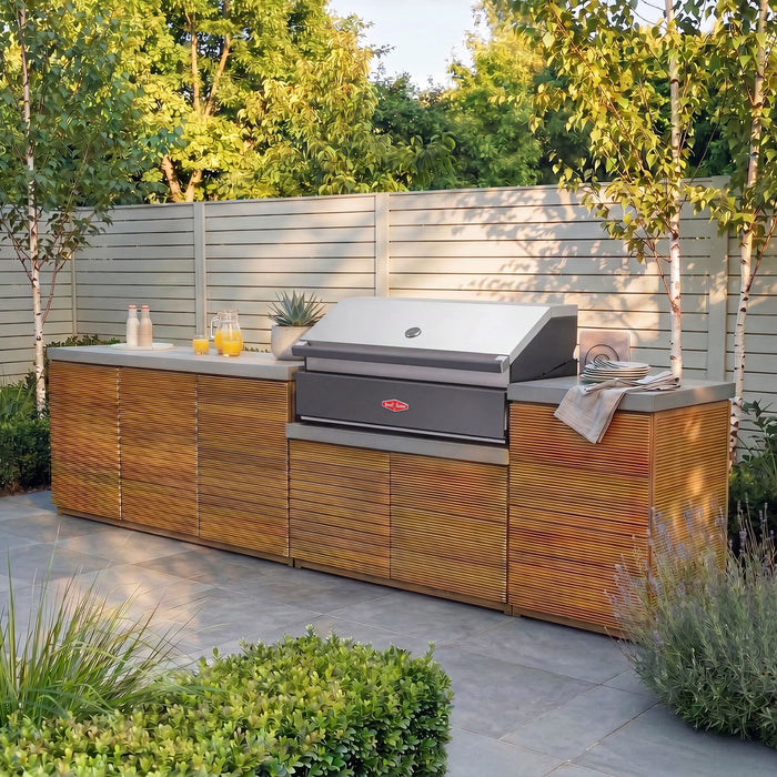 Bali Outdoor Kitchen Storage Units with Beefeater 1700 Series BBQ - Large Configuration
