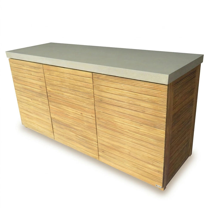 Bali Outdoor Kitchen Storage Units with Beefeater 1700 Series BBQ - Large Configuration