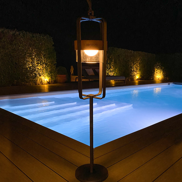 Satellite Large Solar Light with Stand - Charcoal