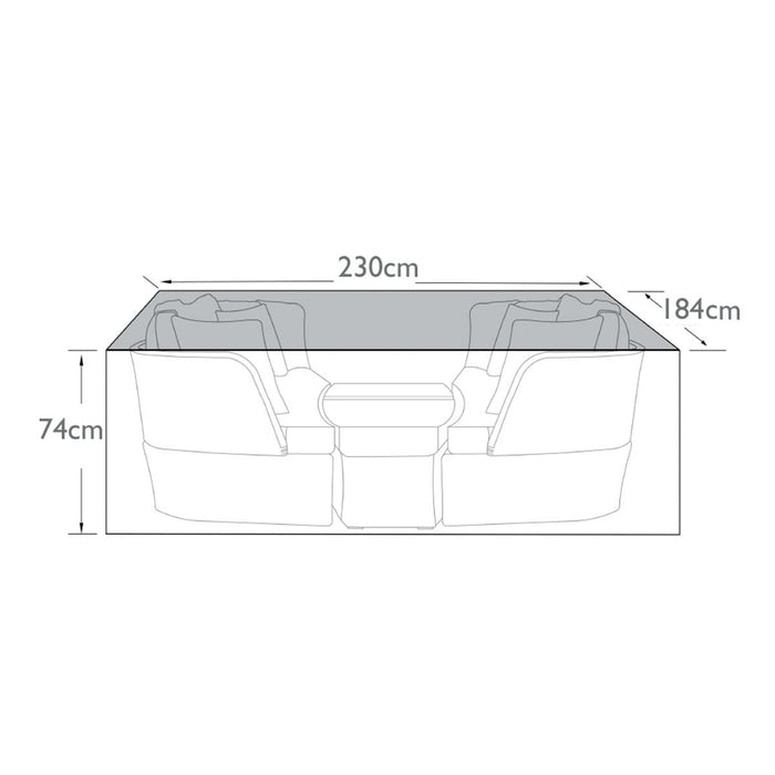 CheltenhamCotswold Daybed - Garden Furniture Cover