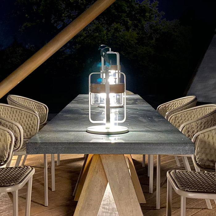 Satellite Large Solar Light with Stand white