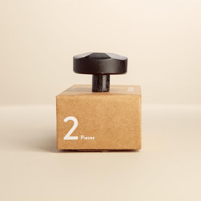 Uma Black Stone Drawer Knobs
