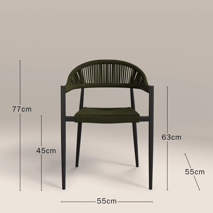 Seren Stackable Garden Dining Chair