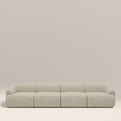 Malmo 4 Seater Sofa | Oatmeal Woven Boucle