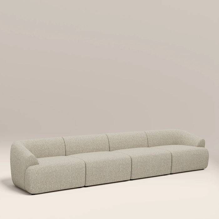 Malmo 4 Seater Sofa Oatmeal Woven Boucle