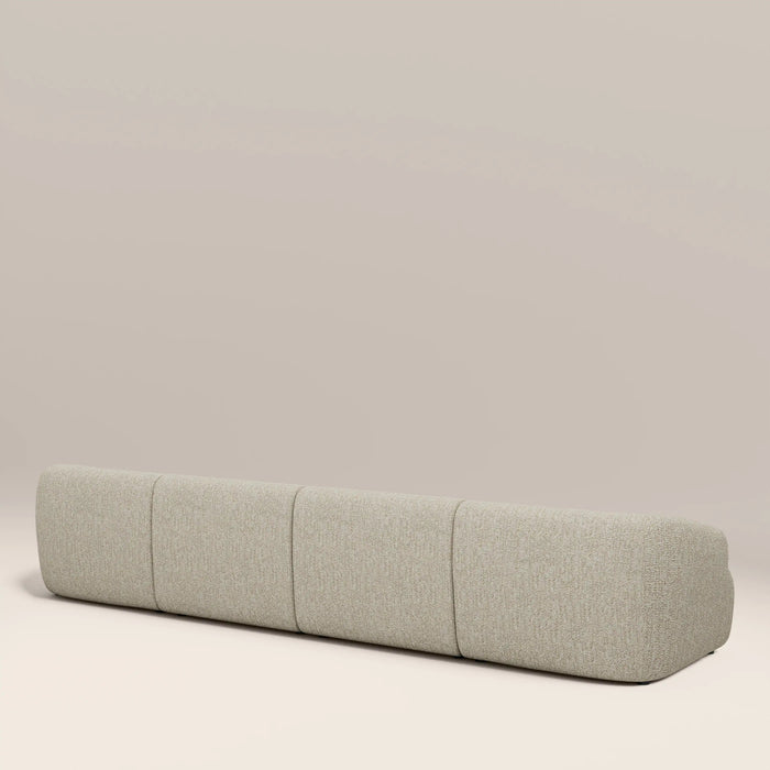Malmo 4 Seater Sofa Oatmeal Woven Boucle