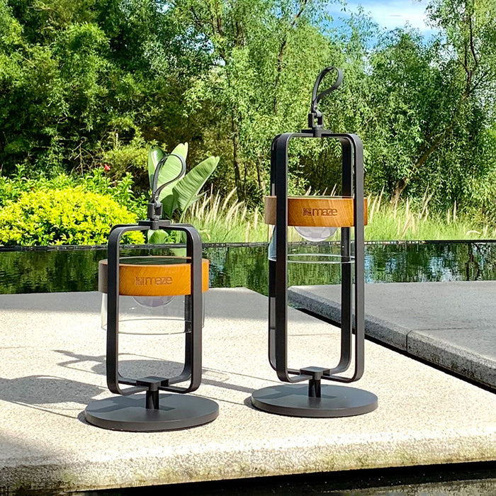 Satellite Large Solar Light with Stand - Charcoal