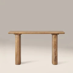 Ledbury Wooden Console Table | Dark Walnut Mango Wood