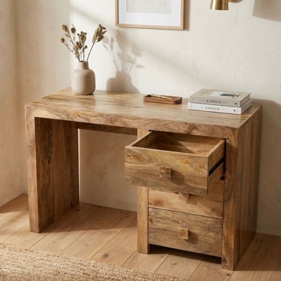 Acre & Artisan Light Solid Wood Computer Desk 363 (120cm)