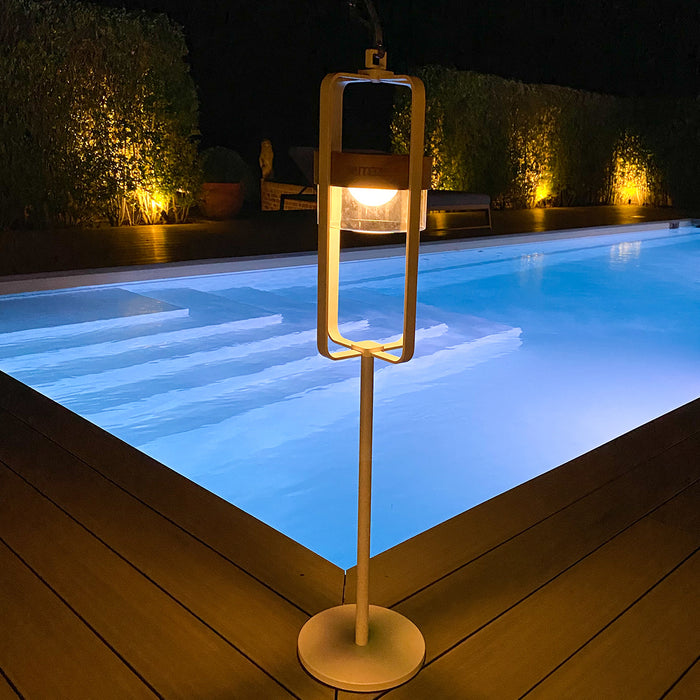 Satellite Large Solar Light with Stand white
