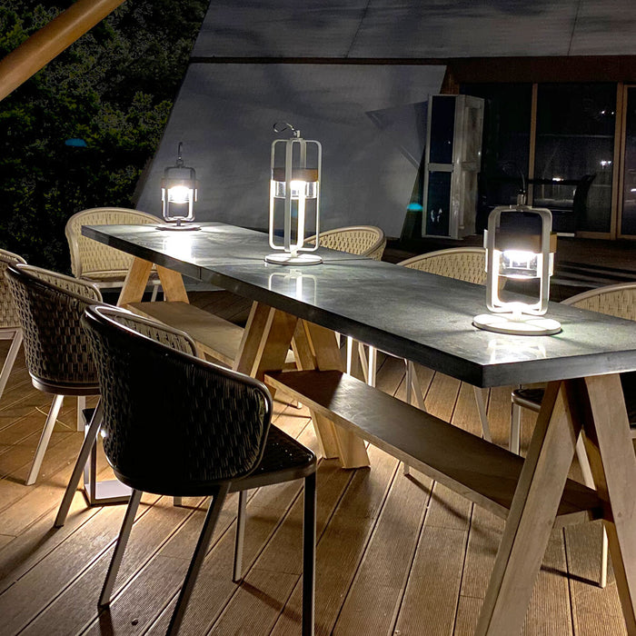 Satellite Large Solar Light with Stand white