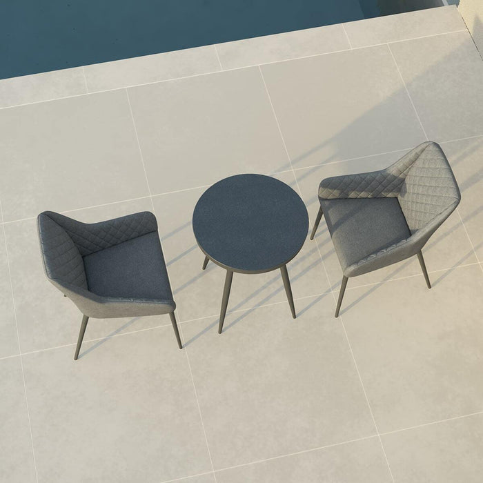 Outdoor Fabric Zest 2 Seat Bistro Set - Flanelle