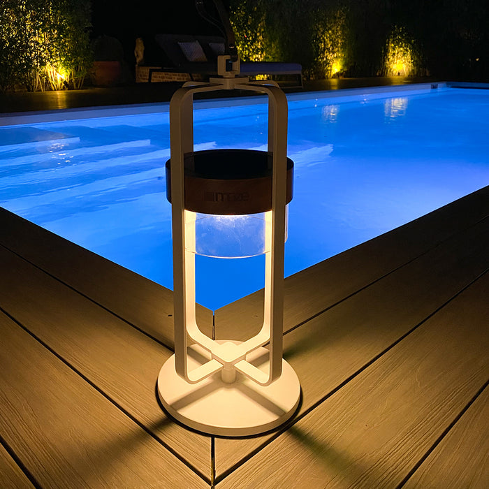 Satellite Large Solar Light with Stand white