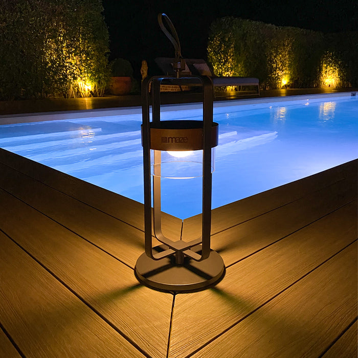 Satellite Large Solar Light with Stand - Charcoal