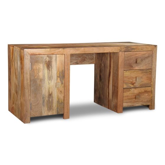 Acre & Artisan Light Solid Wood Office Desk 365 (160cm)