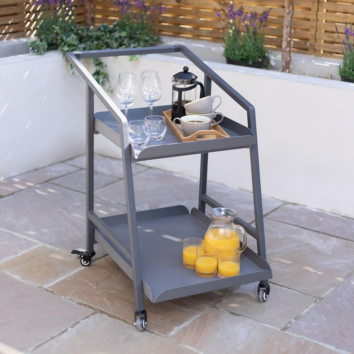 Aluminium 2-tier Trolley