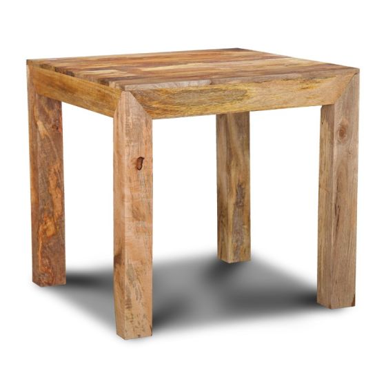 Acre & Artisan Light Solid Wood 80Cm Dining Table 698