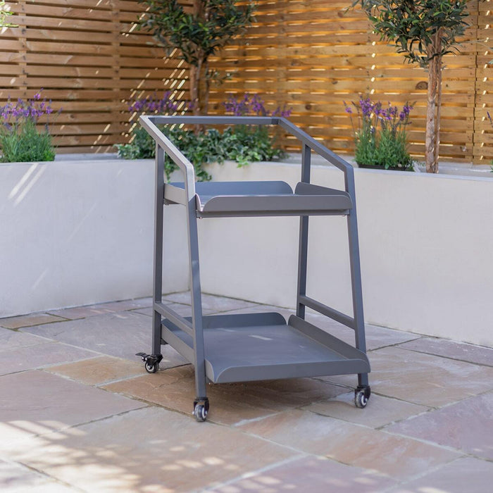 Aluminium 2-tier Trolley