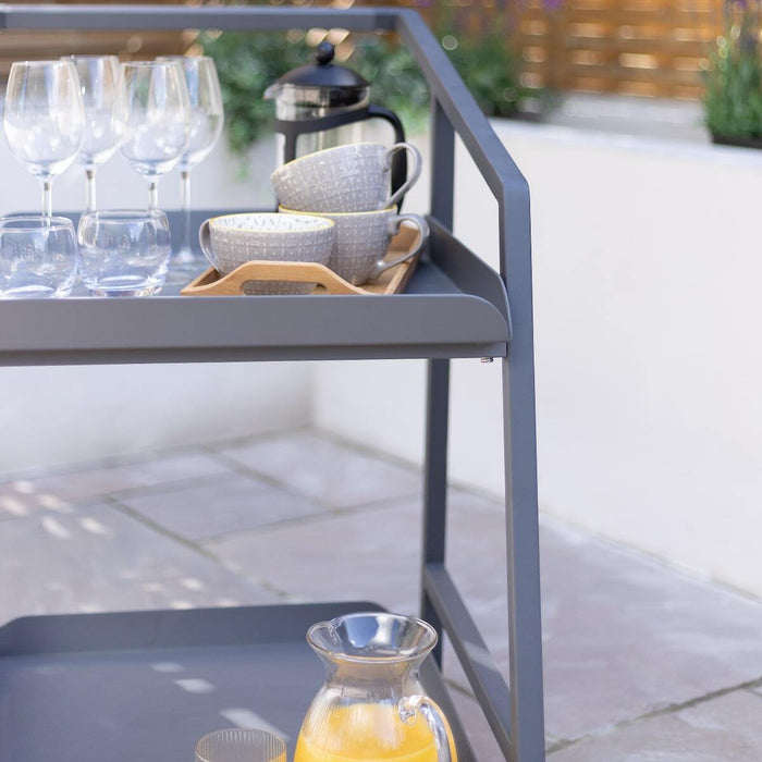Aluminium 2-tier Trolley