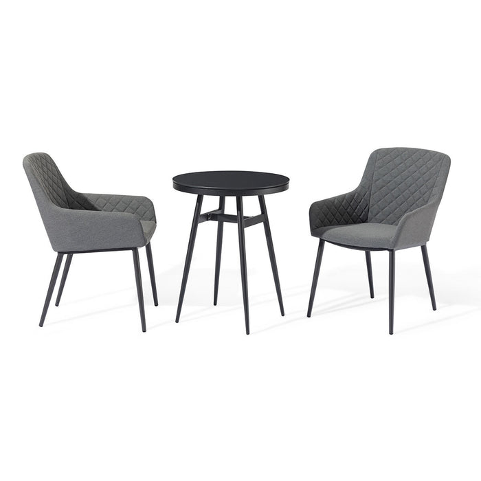 Outdoor Fabric Zest 2 Seat Bistro Set - Flanelle
