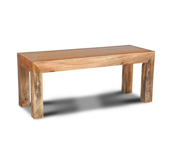 Acre & Artisan Light Solid Wood Medium Bench 572 (130cm)